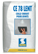 ENDUIT JOINT SEMIN CE78 - SAC 25 KG - PRISE LENTE  REF.A00634